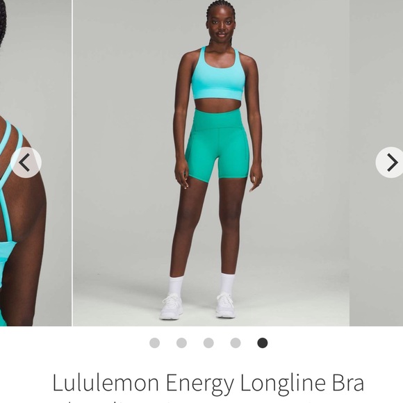EUC energy bra longline size 6 Electric Turquoise lululemon - Picture 12 of 13